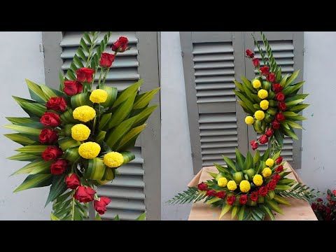 Cắm hoa nghệ thuật 2 tầng
